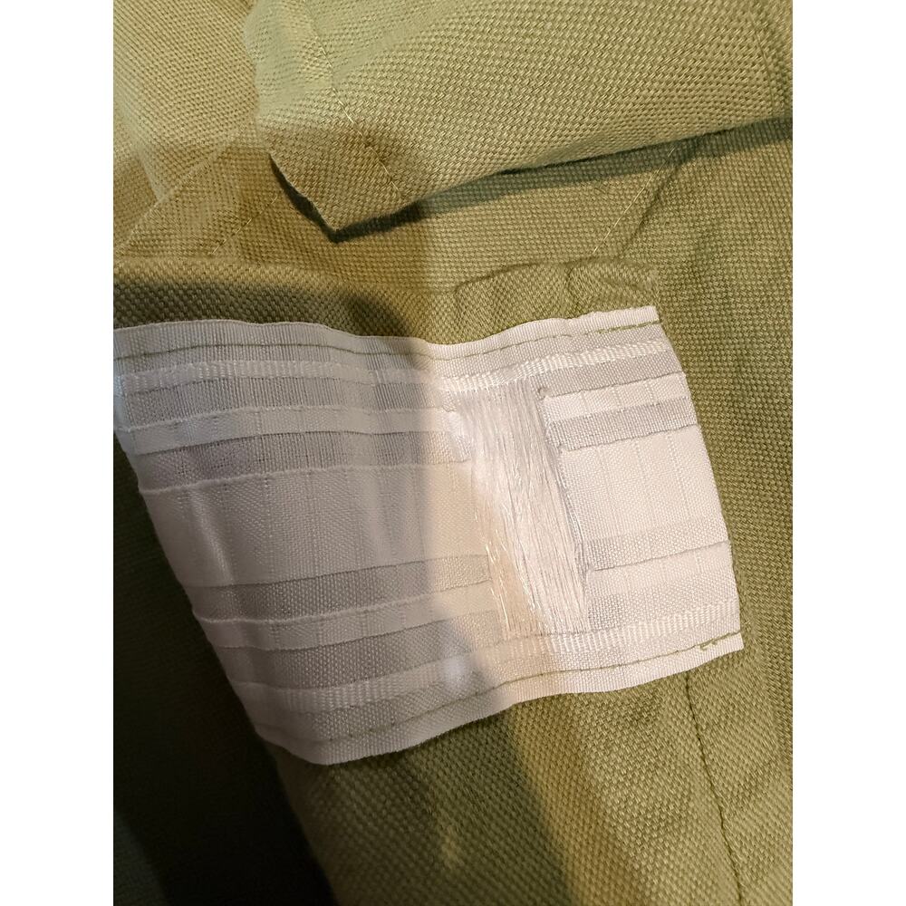 Ikea Ingert three panels sage green 57x98 euc cotton flax linen blend - Picture 2 of 5